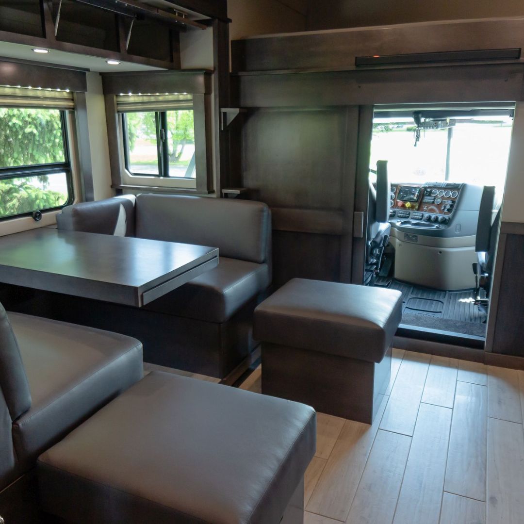 inside of motorcoach