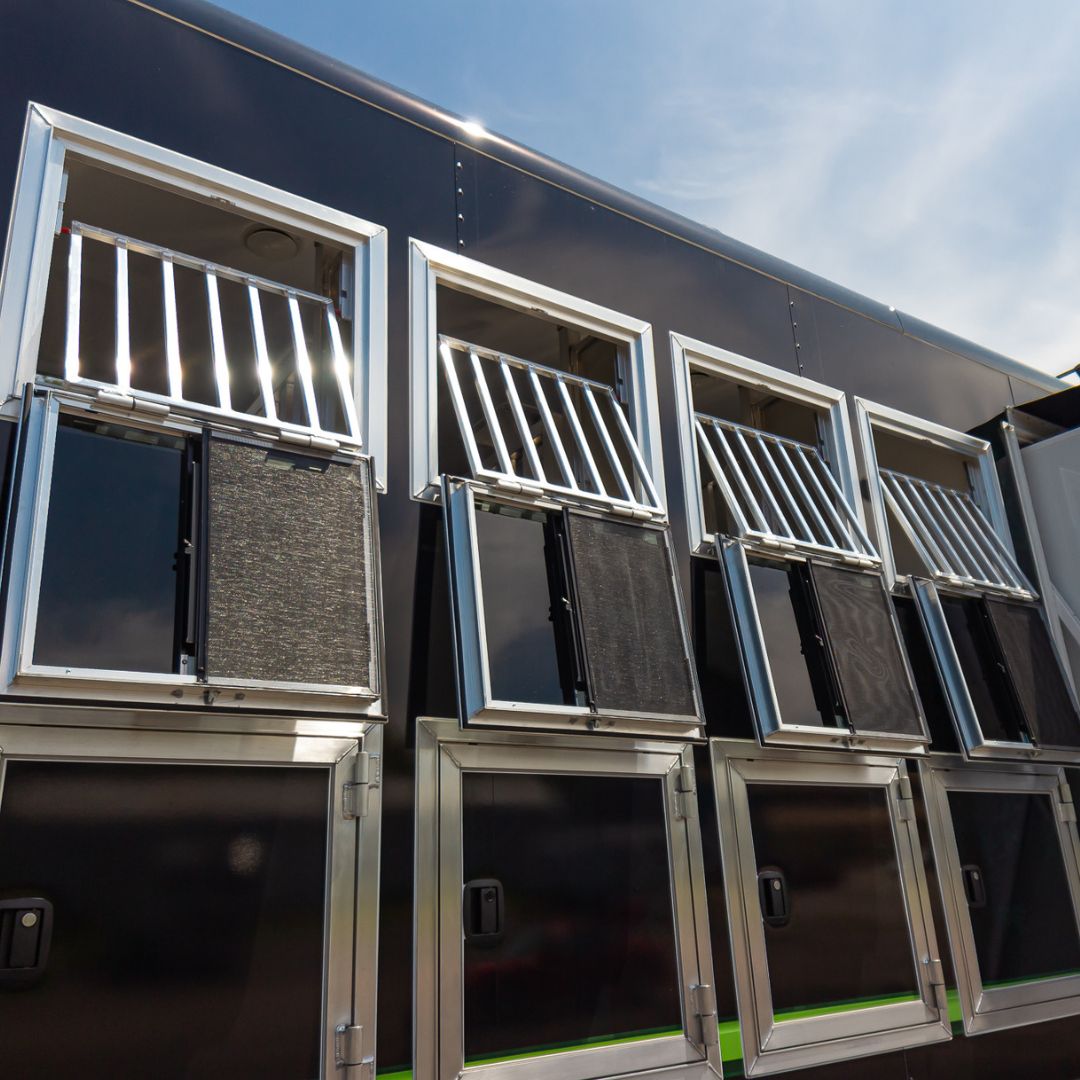 stables on the equine motercoach